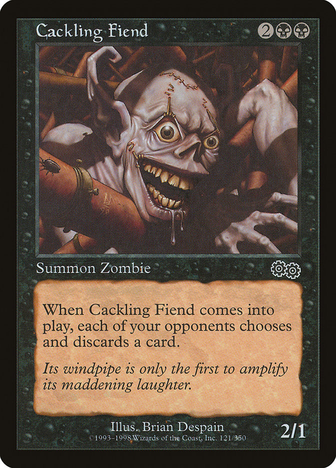 Cackling Fiend [Urza's Saga] | I Want That Stuff Brandon