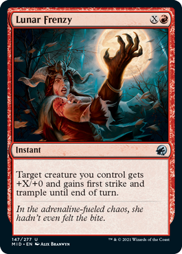 Lunar Frenzy [Innistrad: Midnight Hunt] | I Want That Stuff Brandon