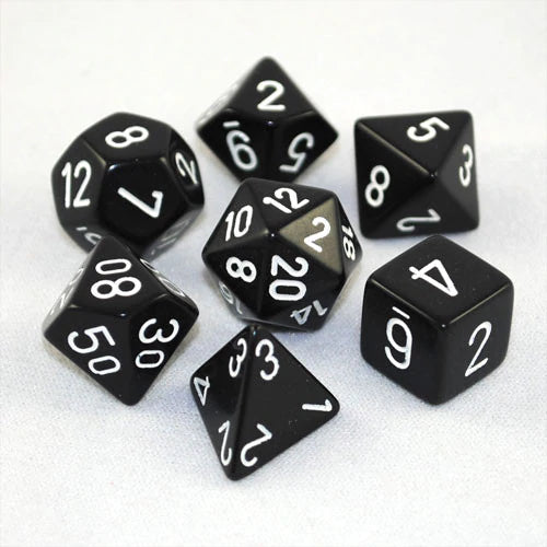 Chessex: Opaque 7-Die Set | I Want That Stuff Brandon