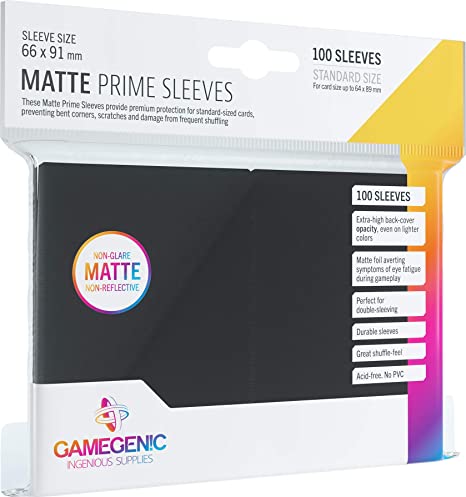 Gamegenic: Matte Sleeves | I Want That Stuff Brandon