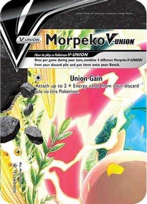 Morpeko V-UNION (SWSH215) [Sword & Shield: Black Star Promos] | I Want That Stuff Brandon