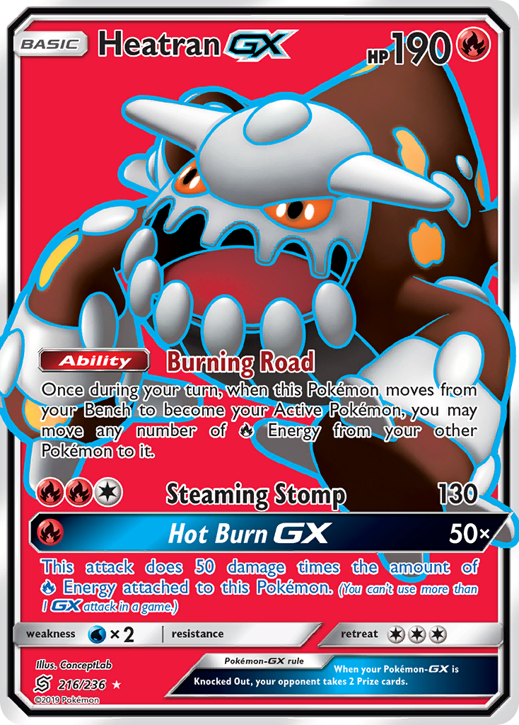 Heatran GX (216/236) [Sun & Moon: Unified Minds] | I Want That Stuff Brandon