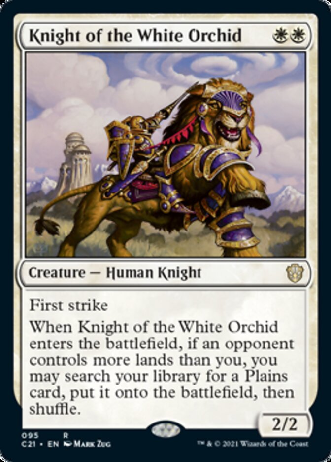 Knight of the White Orchid [Commander 2021] | I Want That Stuff Brandon