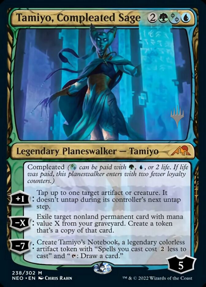 Tamiyo, Compleated Sage (Promo Pack) [Kamigawa: Neon Dynasty Promos] | I Want That Stuff Brandon