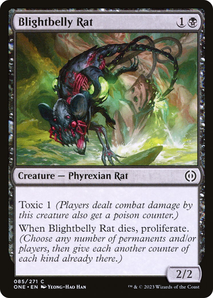 Blightbelly Rat [Phyrexia: All Will Be One] | I Want That Stuff Brandon