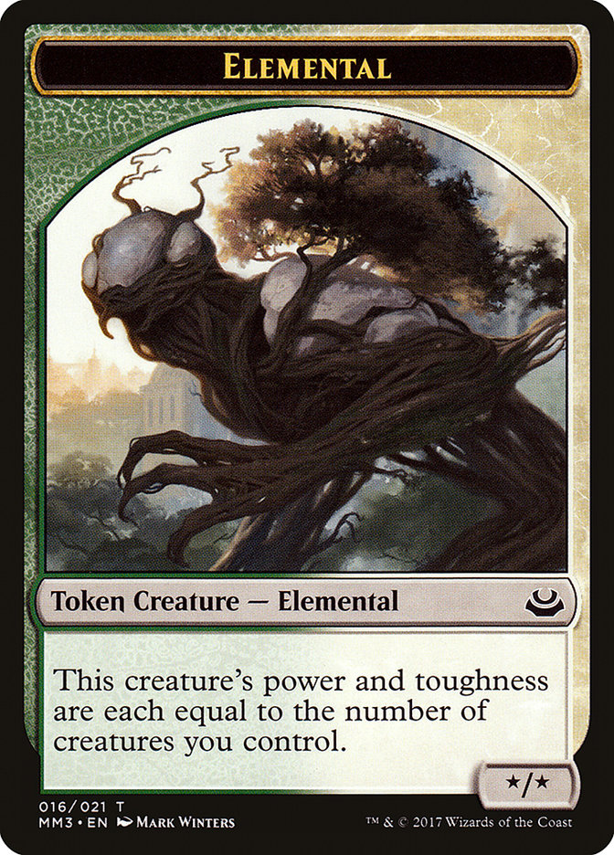 Elemental Token [Modern Masters 2017 Tokens] | I Want That Stuff Brandon