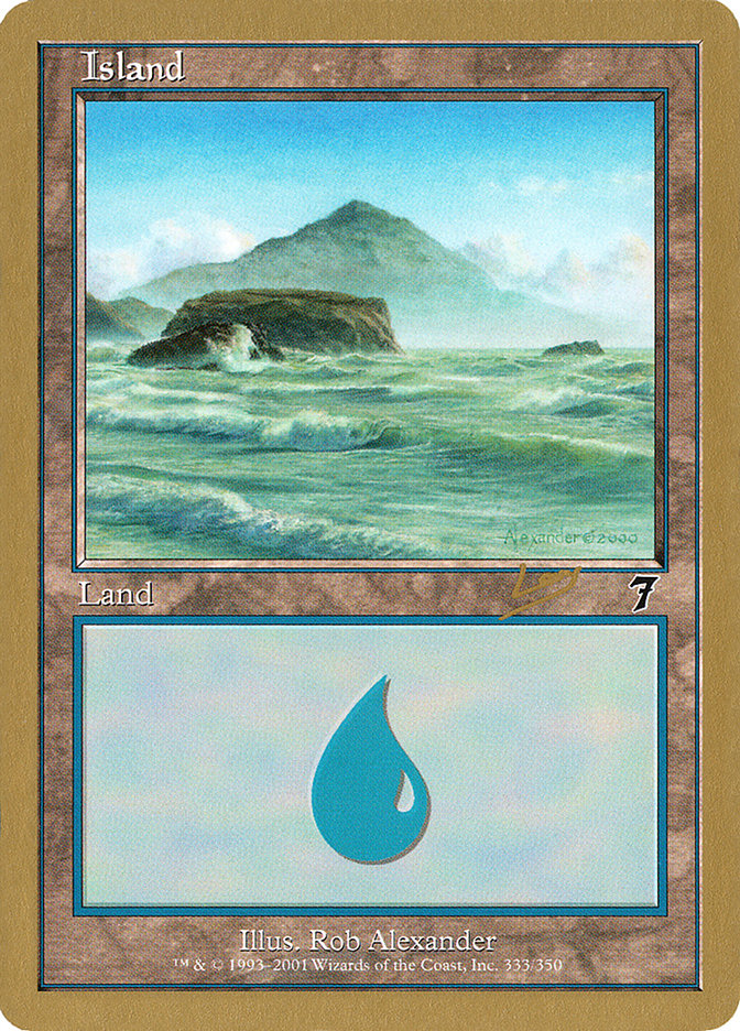 Island (333) (Raphael Levy) [World Championship Decks 2002] | I Want That Stuff Brandon