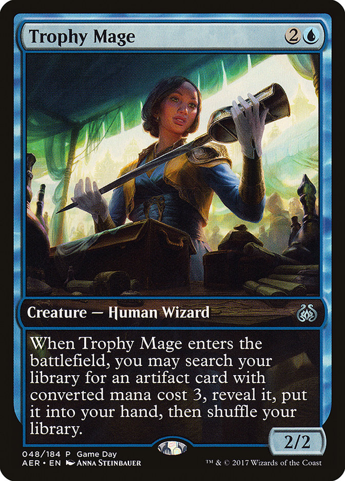 Trophy Mage (Game Day) [Aether Revolt Promos] | I Want That Stuff Brandon