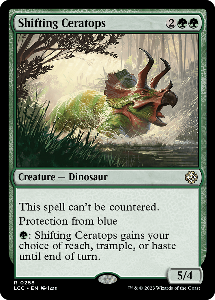 Shifting Ceratops [The Lost Caverns of Ixalan Commander] | I Want That Stuff Brandon