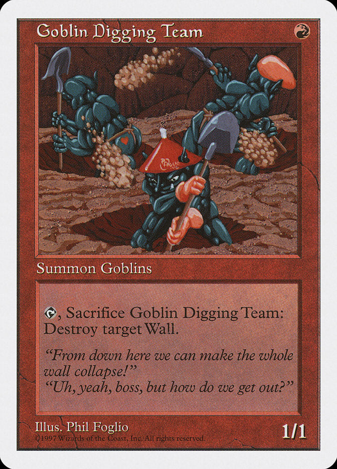 Goblin Digging Team [Fifth Edition] | I Want That Stuff Brandon