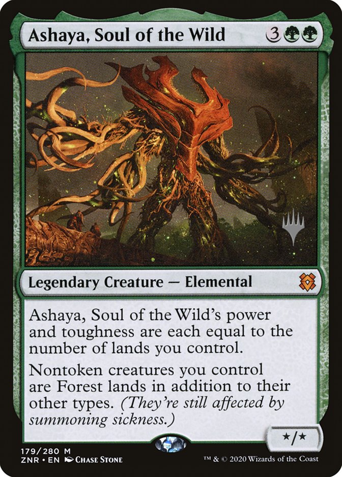 Ashaya, Soul of the Wild (Promo Pack) [Zendikar Rising Promos] | I Want That Stuff Brandon