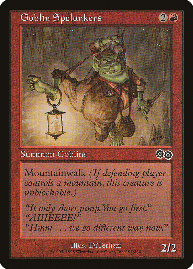 Goblin Spelunkers [Urza's Saga] | I Want That Stuff Brandon