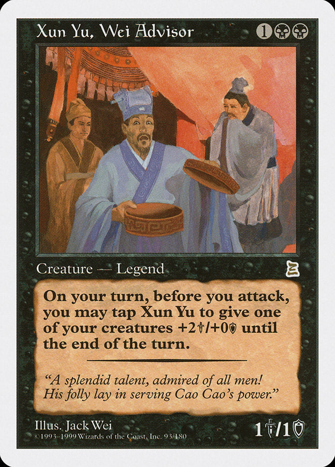 Xun Yu, Wei Advisor [Portal Three Kingdoms] | I Want That Stuff Brandon