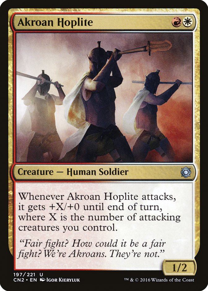 Akroan Hoplite [Conspiracy: Take the Crown] | I Want That Stuff Brandon