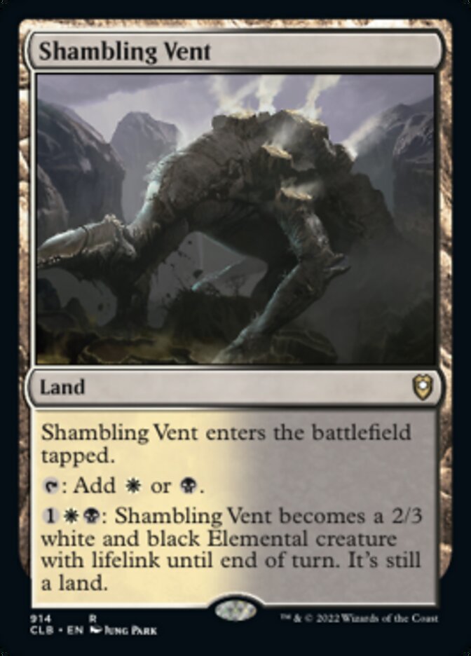 Shambling Vent [Commander Legends: Battle for Baldur's Gate] | I Want That Stuff Brandon