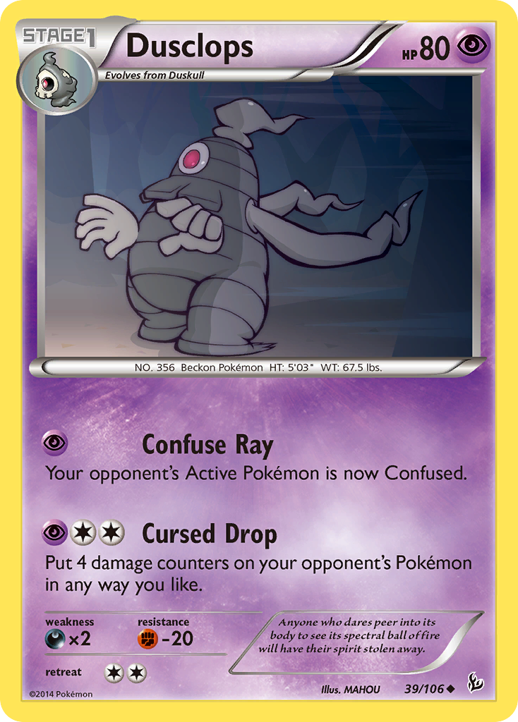 Dusclops (39/106) [XY: Flashfire] | I Want That Stuff Brandon