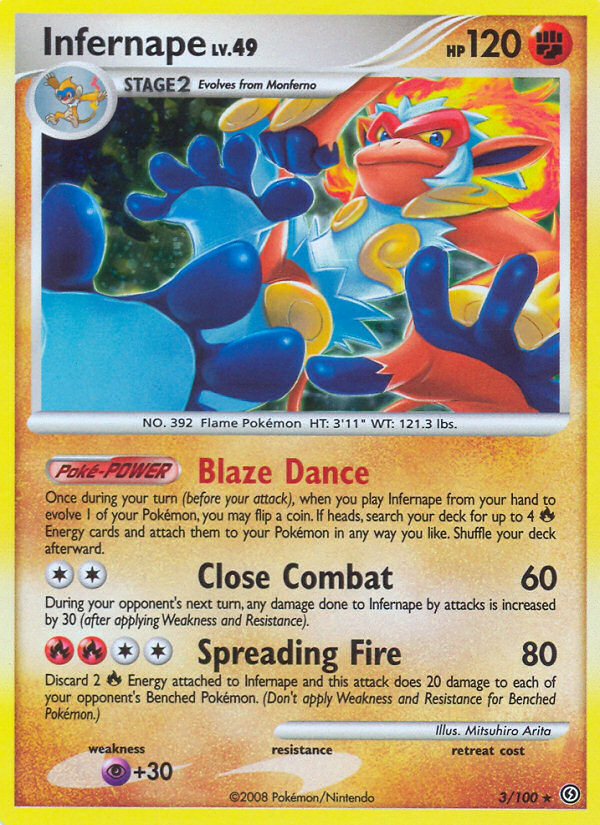 Infernape (3/100) [Diamond & Pearl: Stormfront] | I Want That Stuff Brandon