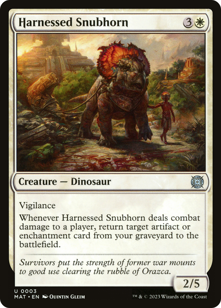 Harnessed Snubhorn [March of the Machine: The Aftermath] | I Want That Stuff Brandon