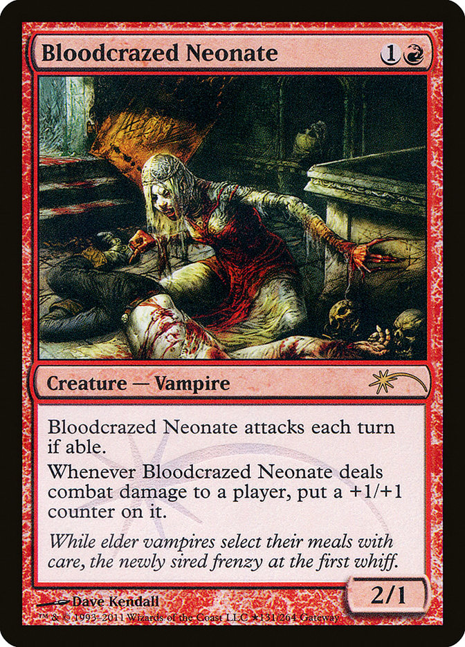 Bloodcrazed Neonate [Wizards Play Network 2011] | I Want That Stuff Brandon