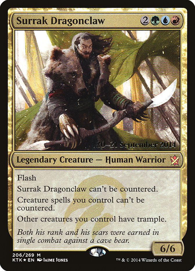 Surrak Dragonclaw [Khans of Tarkir Prerelease Promos] | I Want That Stuff Brandon