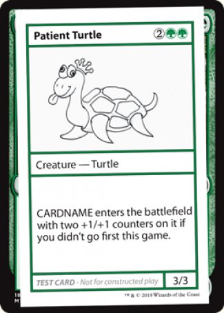 Patient Turtle (2021 Edition) [Mystery Booster Playtest Cards] | I Want That Stuff Brandon