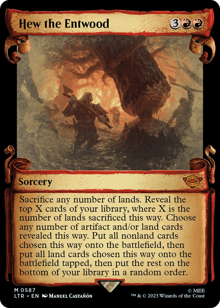Hew the Entwood [The Lord of the Rings: Tales of Middle-Earth Showcase Scrolls] | I Want That Stuff Brandon