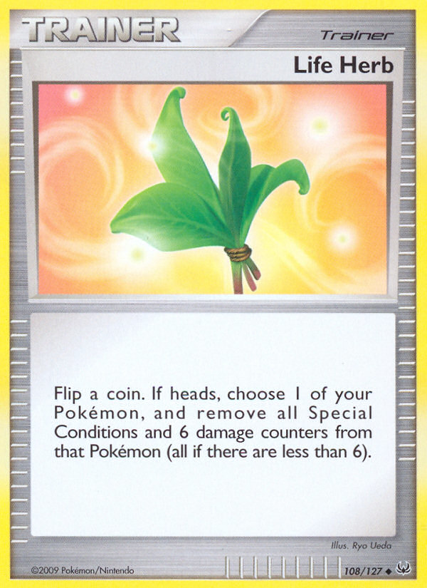 Life Herb (108/127) [Platinum: Base Set] | I Want That Stuff Brandon