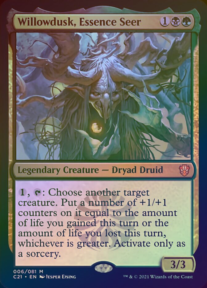 Willowdusk, Essence Seer (Display Commander) [Commander 2021] | I Want That Stuff Brandon