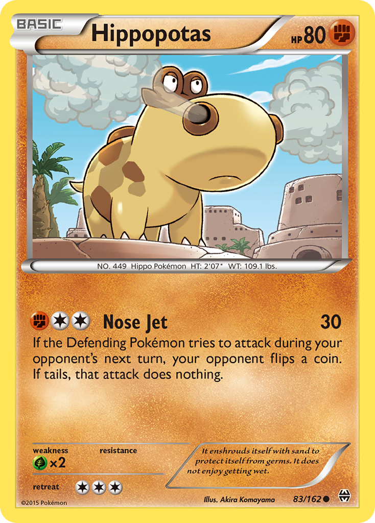 Hippopotas (83/162) [XY: BREAKthrough] | I Want That Stuff Brandon