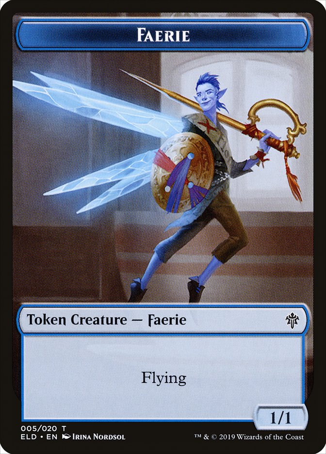 Faerie Token [Throne of Eldraine Tokens] | I Want That Stuff Brandon