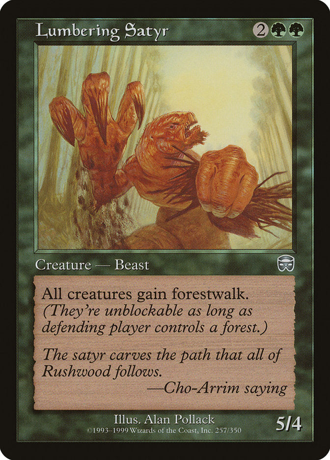 Lumbering Satyr [Mercadian Masques] | I Want That Stuff Brandon