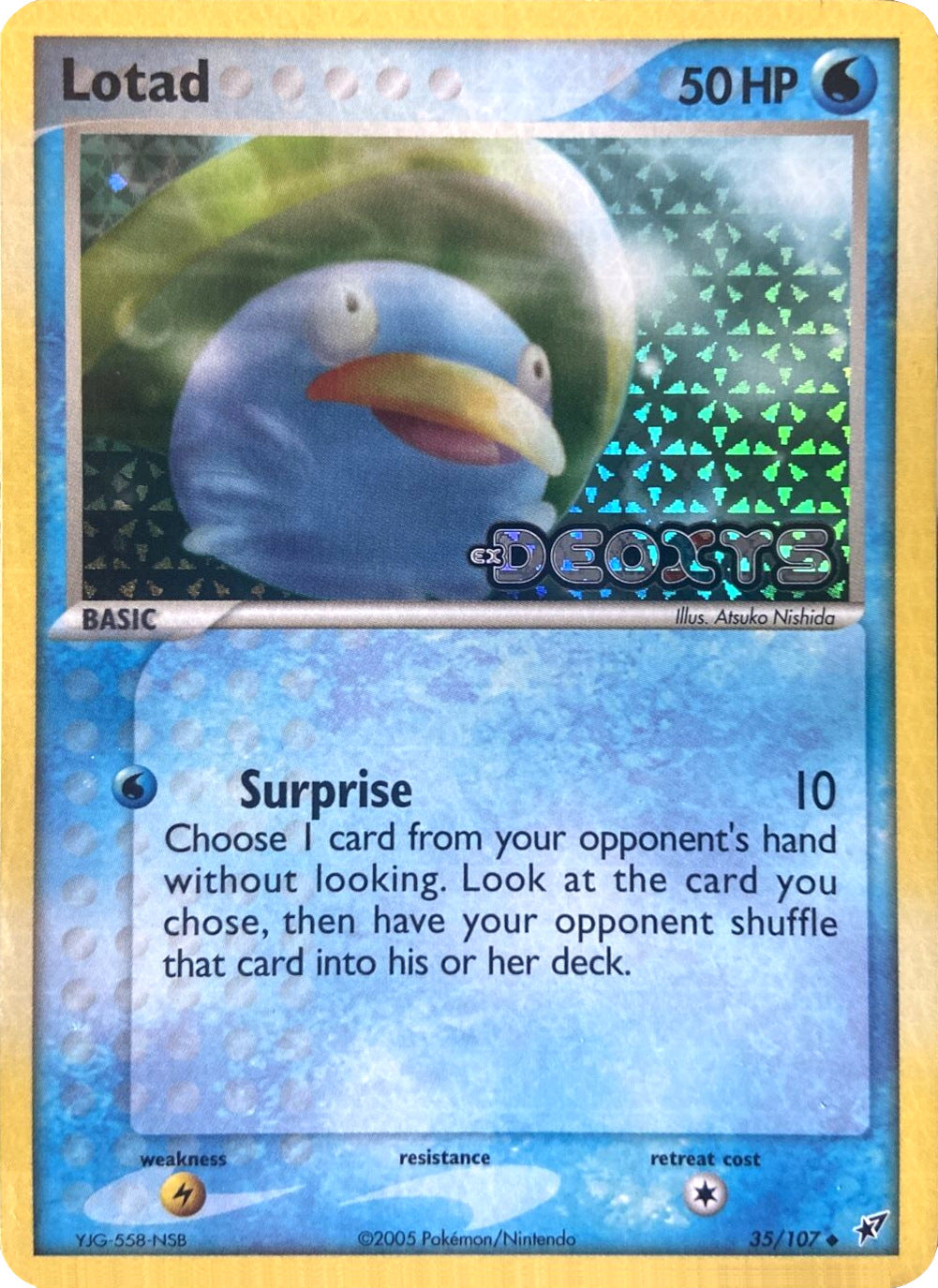 Lotad (35/107) (Stamped) [EX: Deoxys] | I Want That Stuff Brandon