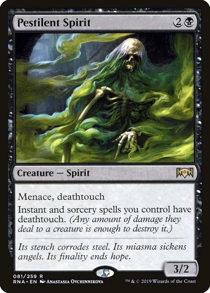 Pestilent Spirit [Ravnica Allegiance] | I Want That Stuff Brandon