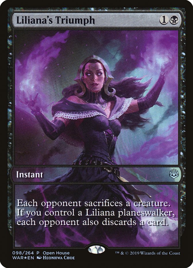 Liliana's Triumph (Open House) [War of the Spark Promos] | I Want That Stuff Brandon