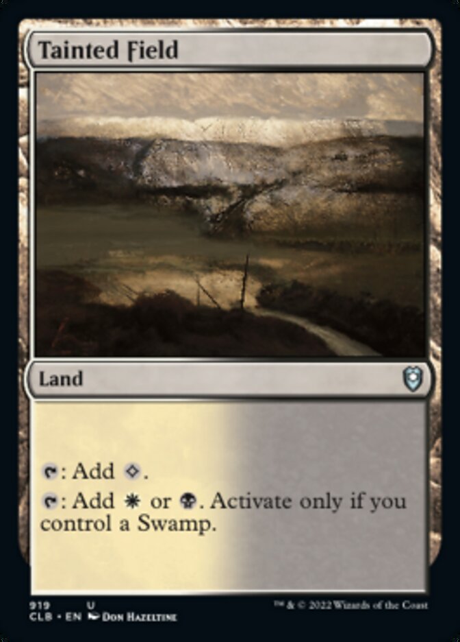 Tainted Field [Commander Legends: Battle for Baldur's Gate] | I Want That Stuff Brandon