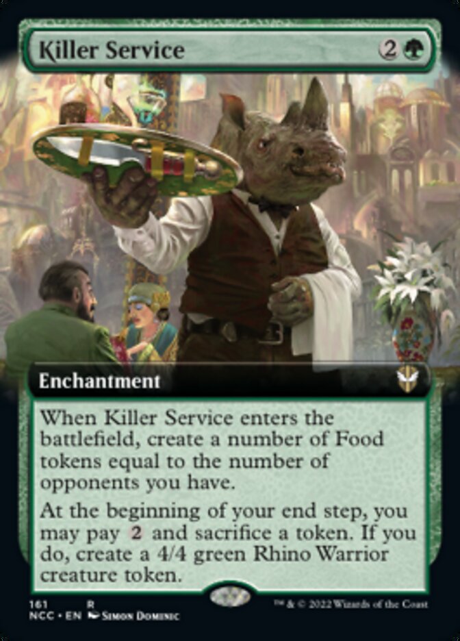 Killer Service (Extended Art) [Streets of New Capenna Commander] | I Want That Stuff Brandon