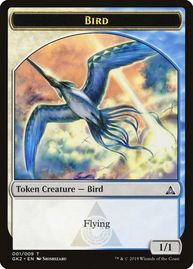 Bird // Sphinx Double-Sided Token [Ravnica Allegiance Guild Kit Tokens] | I Want That Stuff Brandon