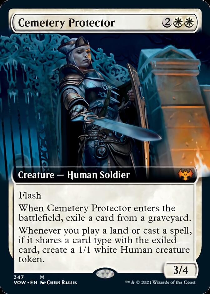 Cemetery Protector (Extended Art) [Innistrad: Crimson Vow] | I Want That Stuff Brandon