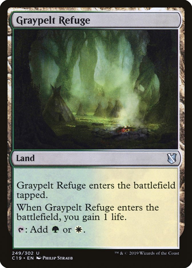 Graypelt Refuge [Commander 2019] | I Want That Stuff Brandon