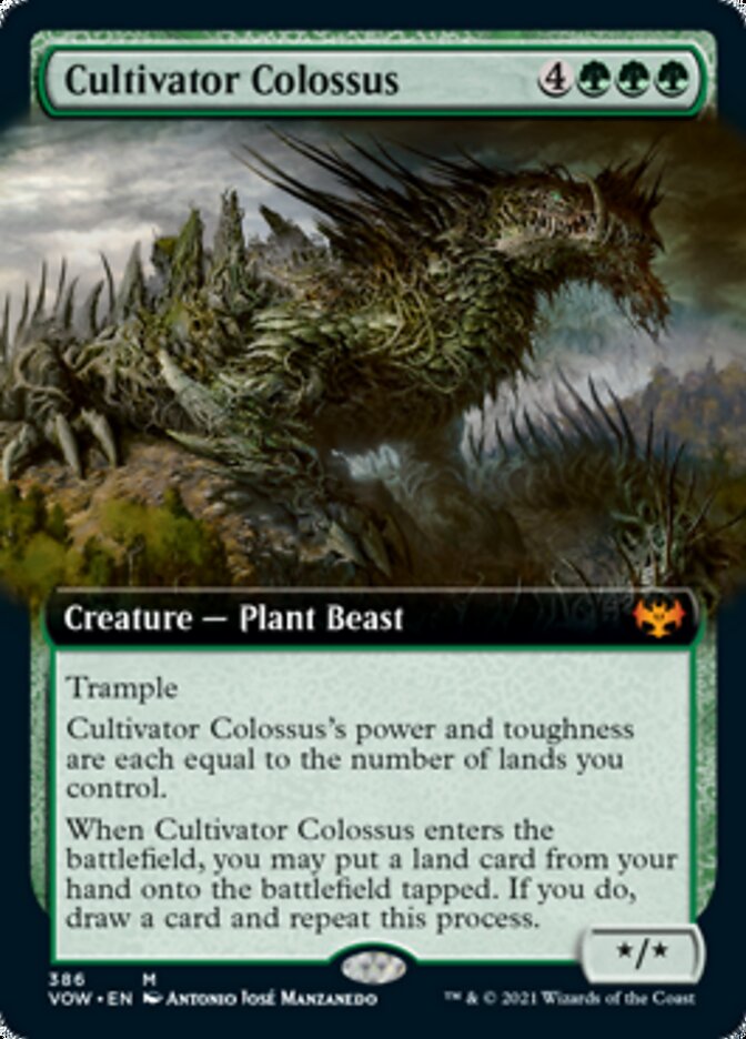 Cultivator Colossus (Extended Art) [Innistrad: Crimson Vow] | I Want That Stuff Brandon