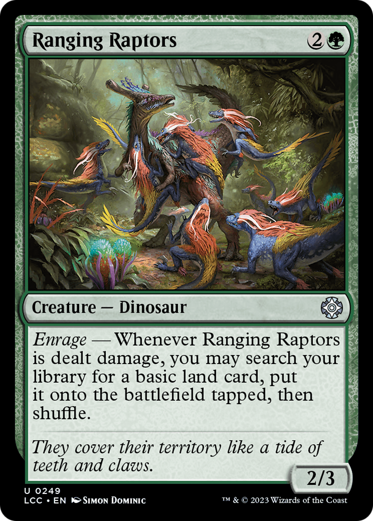 Ranging Raptors [The Lost Caverns of Ixalan Commander] | I Want That Stuff Brandon