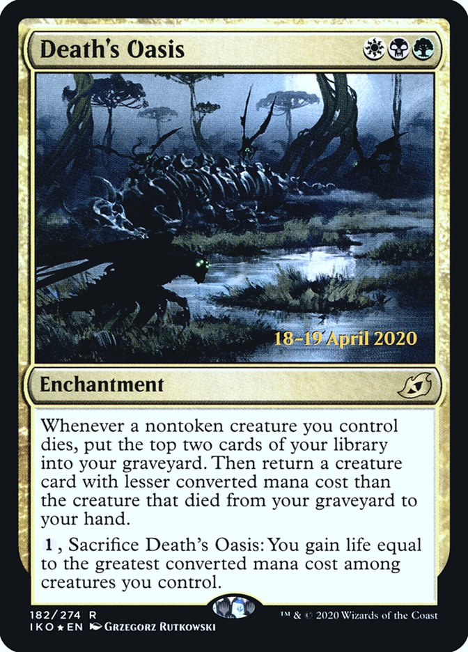 Death's Oasis [Ikoria: Lair of Behemoths Prerelease Promos] | I Want That Stuff Brandon