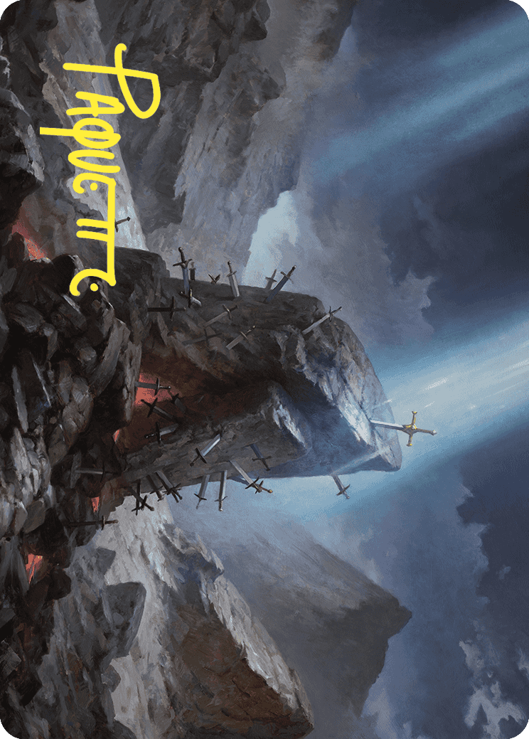 The Irencrag Art Card (Gold-Stamped Signature) [Wilds of Eldraine Art Series] | I Want That Stuff Brandon
