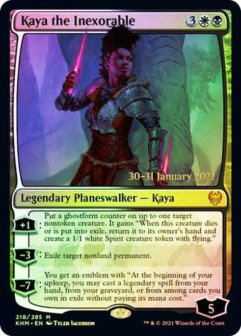 Kaya the Inexorable [Kaldheim Prerelease Promos] | I Want That Stuff Brandon