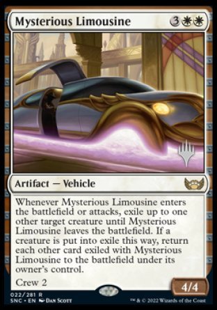 Mysterious Limousine (Promo Pack) [Streets of New Capenna Promos] | I Want That Stuff Brandon