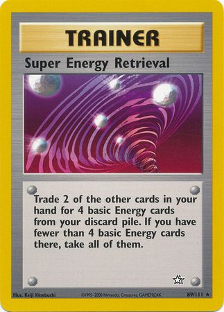 Super Energy Retrieval (89/111) [Neo Genesis Unlimited] | I Want That Stuff Brandon