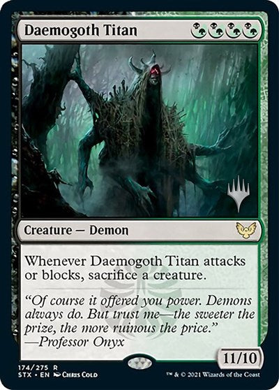 Daemogoth Titan (Promo Pack) [Strixhaven: School of Mages Promos] | I Want That Stuff Brandon