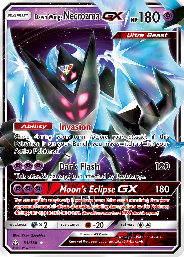 Dawn Wings Necrozma GX (63/156) [Sun & Moon: Ultra Prism] | I Want That Stuff Brandon