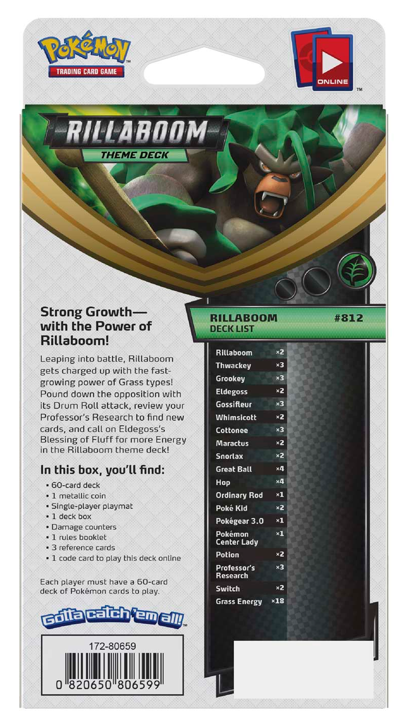 Sword & Shield - Theme Deck (Rillaboom) | I Want That Stuff Brandon