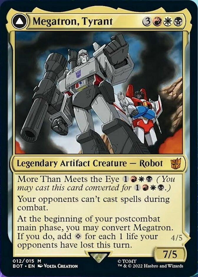 Megatron, Tyrant // Megatron, Destructive Force [Transformers] | I Want That Stuff Brandon